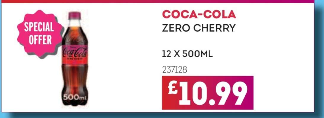 COCA-COLA ZERO CHERRY