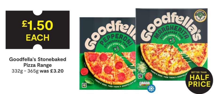 Goodfella's Stonebaked Pizza Range