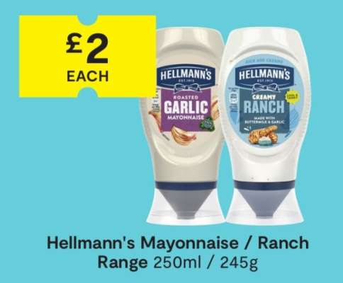 Hellmann's Mayonnaise / Ranch Range