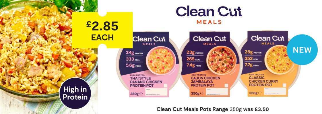 Clean Cut Meals Pots Range 350g