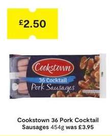 Cookstown 36 Pork Cocktail Sausages