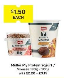 Muller My Protein Yogurt / Mousse