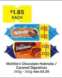 McVitie's Chocolate Hobnobs / Caramel Digestives
