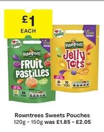 Rowntrees Sweets Pouches