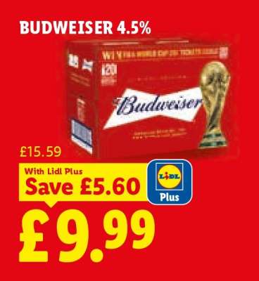Budweiser 4.5%