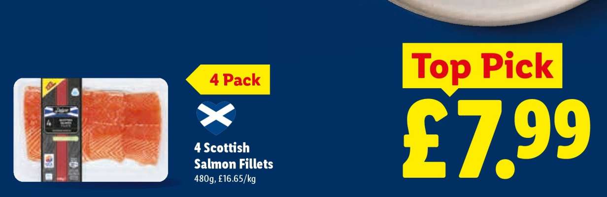 4 Scottish Salmon Fillets