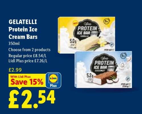 GELATELLI Protein Ice Cream Bars