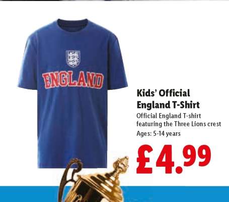 Kids’ Official England T-Shirt