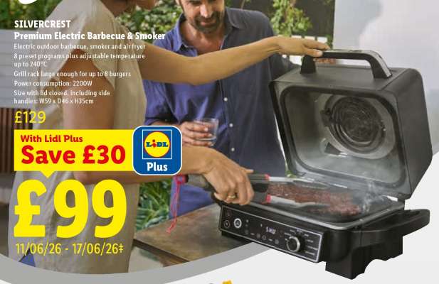 SILVERCREST Premium Electric Barbecue & Smoker