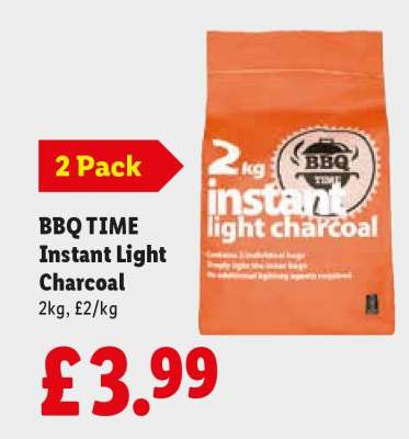 BBQ TIME Instant Light Charcoal
