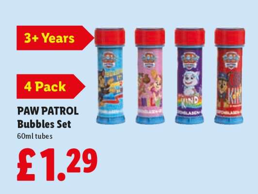PAW PATROL Bubbles Set