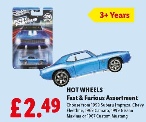 HOT WHEELS Fast & Furious Assortment