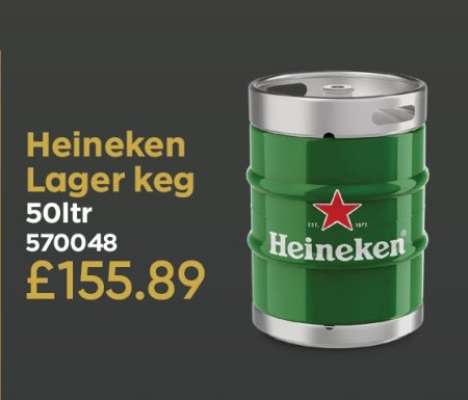 Heineken Lager keg