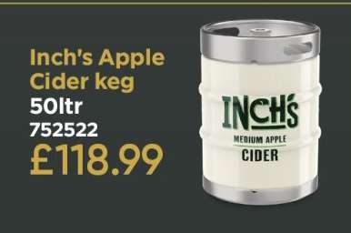 Inch's Apple Cider keg