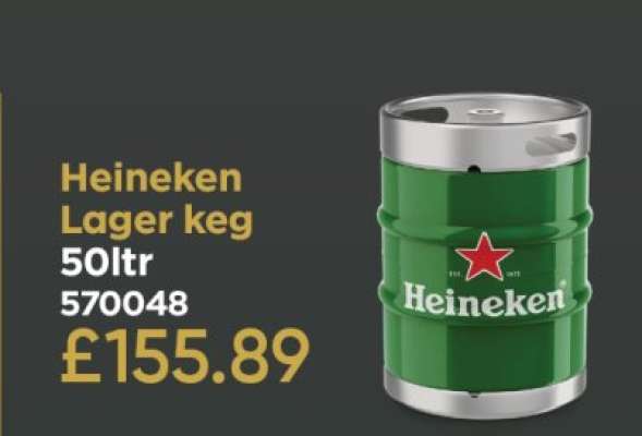 Heineken Lager keg