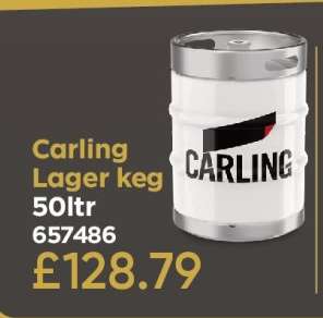 Carling Lager keg