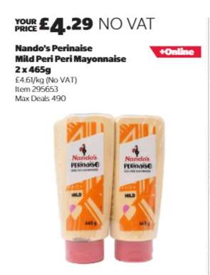 Nando’s Perinaise Mild Peri Peri Mayonnaise