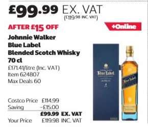 Johnnie Walker Blue Label Blended Scotch Whisky 70 cl