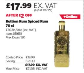 Bullion Rum Spiced Rum 70 cl
