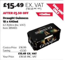 Draught Guinness 18 x 440ml