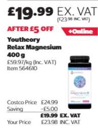 Youtheory Relax Magnesium 400 g