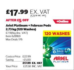Ariel Platinum + Febreze Pods