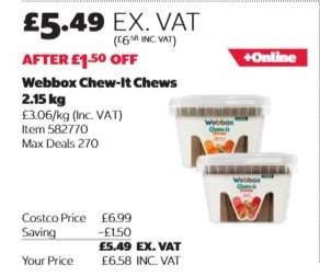 Webbox Chew-It Chews 2.15 kg