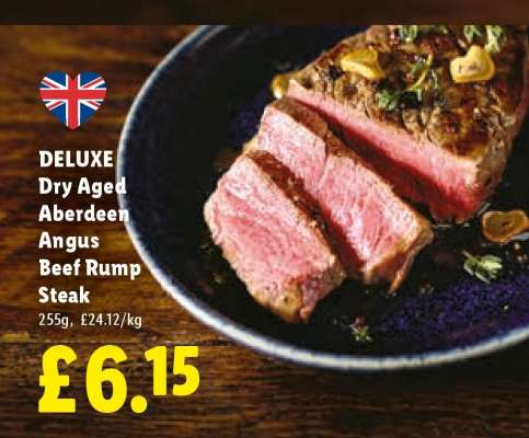 DELUXE Dry Aged Aberdeen Angus Beef Rump Steak