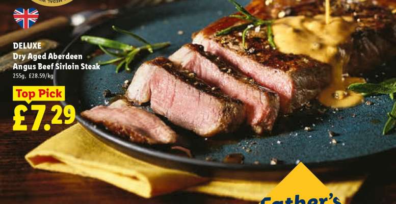 DELUXE Dry Aged Aberdeen Angus Beef Sirloin Steak