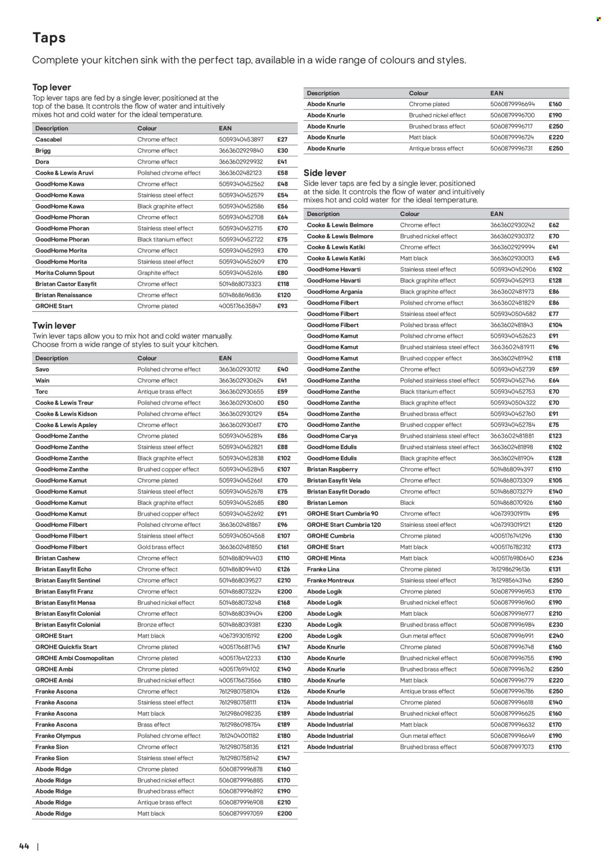 B&Q offer. Page 44