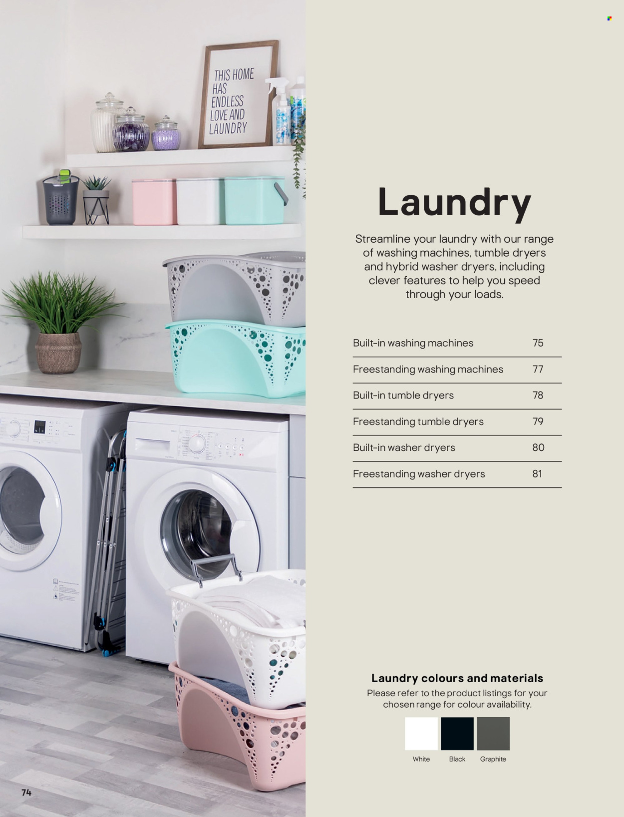 B&Q offer. Page 74