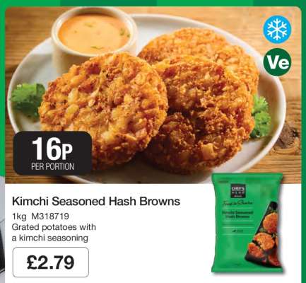 Kimchi Seasoned Hash Browns
