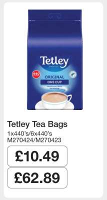 Tetley Tea Bags