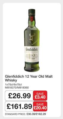 Glenfiddich 12 Year Old Malt Whisky