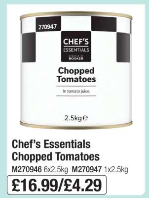 Chef’s Essentials Chopped Tomatoes