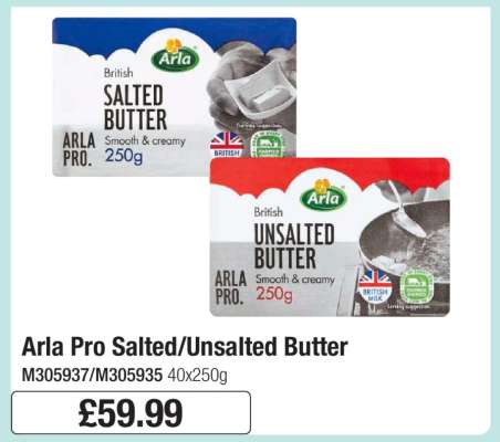 Arla Pro Salted/Unsalted Butter