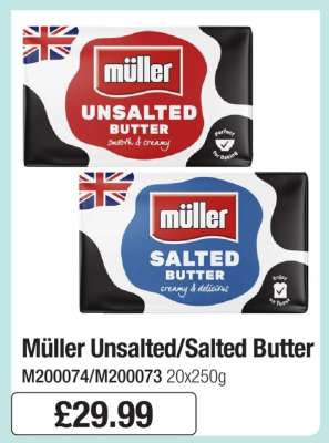 Müller Unsalted/Salted Butter