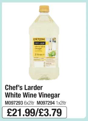 Chef’s Larder White Wine Vinegar