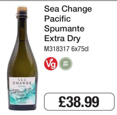 Sea Change Pacific Spumante Extra Dry