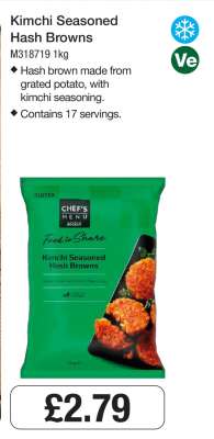 Kimchi Seasoned Hash Browns