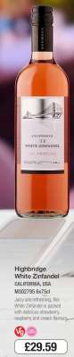 Highbridge White Zinfandel