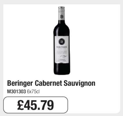 Beringer Cabernet Sauvignon