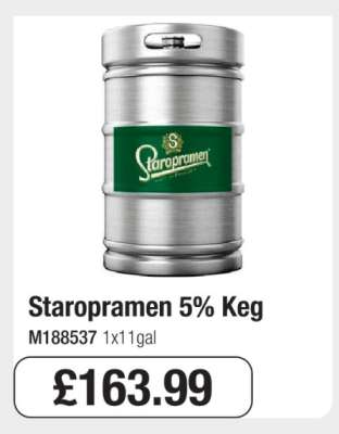 Staropramen 5% Keg