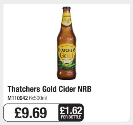 Thatchers Gold Cider NRB