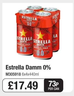 Estrella Damm 0%