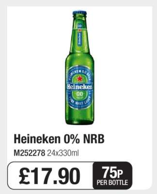 Heineken 0% NRB