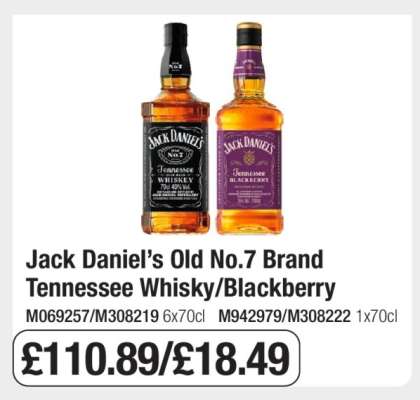 Jack Daniel’s Old No.7 Brand Tennessee Whisky/Blackberry