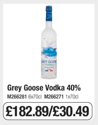 Grey Goose Vodka 40%