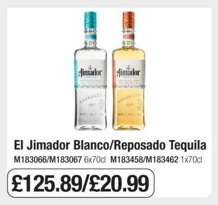 El Jimador Blanco/Reposado Tequila