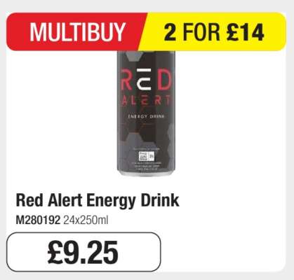 Red Alert Energy Drink